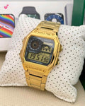 CASIO_ ILLUMINATOR FULL GOLD