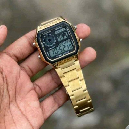 CASIO ILLUMINATOR gold metal