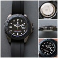 Role_x Oyster perpetual Yatch Master Battery operated  Black