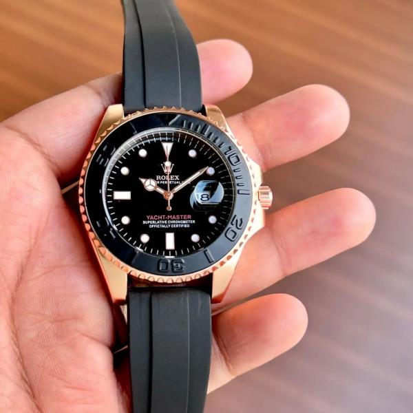 Role_x Oyster perpetual Yatch Master Battery operated  Copper