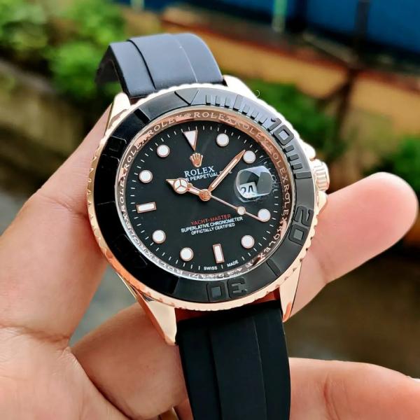 Role_x Oyster perpetual Yatch Master Battery operated  Copper