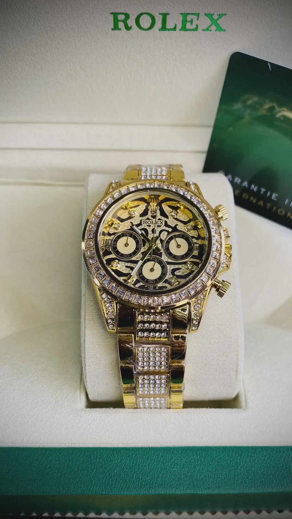 Role_x Oyster Perpetual Tiger Gold Stainless Steel